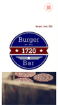 Mobile Screenshot of 1720burgerbar.com